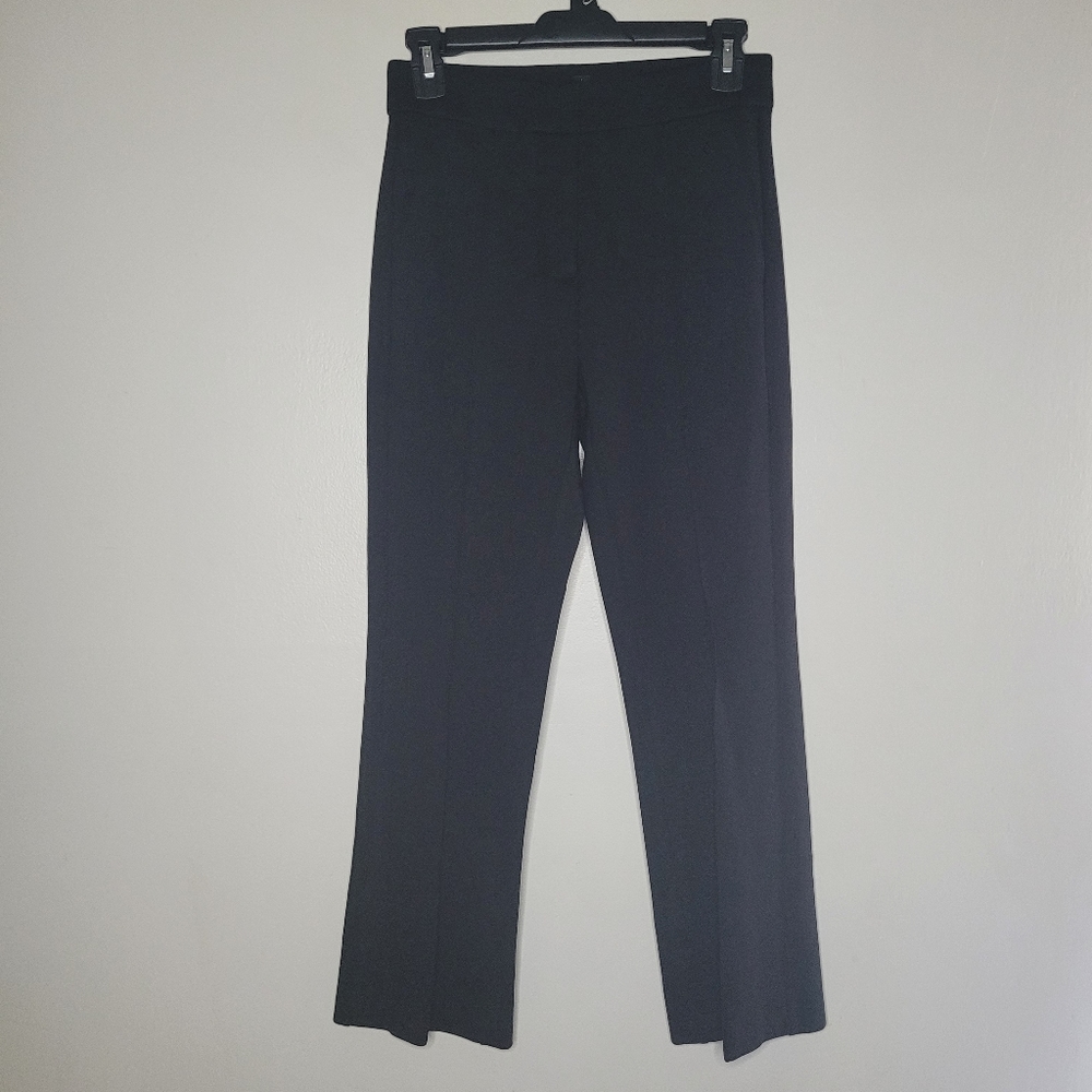 J.Crew Career Pants Women's Black Size 2  Classic Business Preppy Italian Fabric